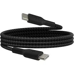 Belkin USB-IF Certified Braided 60 W USB-C to USB-C (Type C) Charge cable | iPhone 16, 15,14, 13 | 3.3 Feet / 1 Meter | Black-picture-30