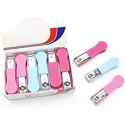 Bell Nail Cutter Finger Nail Cutter for Toenails Stainless Steel Nail Cutter for Men's and Women (Multicolor) [PACK OF 12]-picture-40