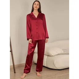 Bella Babe by SK Women Satin Night suit-picture-33