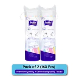 Bella Cotton Pads,100% Cotton, Double Sided,Skin Cleaning ,Nail Polish Removal - Pack of 2-picture-12