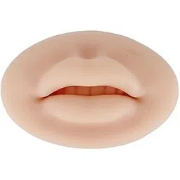 bella faccia 3D Open Mouth Silicone Lips Practice Skin Tattoo Microblading Practice Skin for Semi Permanent Makeup Tattoo Artists Lip Mannequin, Fake Skin Lips-picture-52