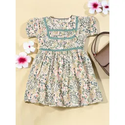 Bella Moda Floral Print Fit & Flare Dress-picture-13