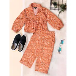 Bella Moda Girls Printed Top with Trousers-picture-57