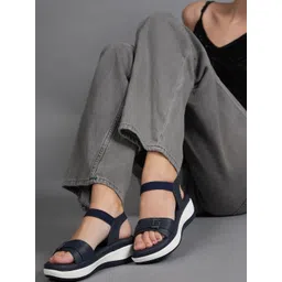 Bella Rosa Solid Open Toe Round Toe Wedge Heel Sandals-picture-34