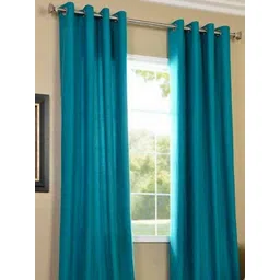 BELLA TRUE Blue 2 Pieces Long Door Curtains-picture-16