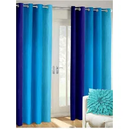 BELLA TRUE Blue 2 Pieces Long Door Curtains-picture-10