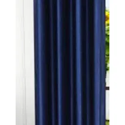 BELLA TRUE Blue 2 Pieces Long Door Curtains image 2