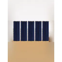BELLA TRUE Blue 5 Pieces Black Out Long Door Curtain-picture-26