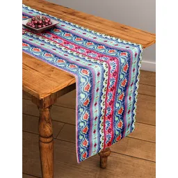 BELLA TRUE Blue & Pink Digital Printed Table Runner-picture-31