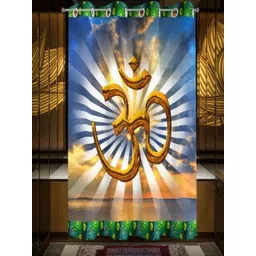 BELLA TRUE Blue & White Ethnic Motifs Printed Window Curtain-picture-30