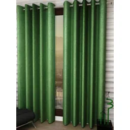 BELLA TRUE Green 2 Pieces Long Door Curtains-picture-21