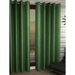 BELLA TRUE Green 2 Pieces Long Door Curtains-picture-31