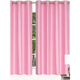 BELLA TRUE Pink 2 Pieces Black Out Window Curtains-picture-31