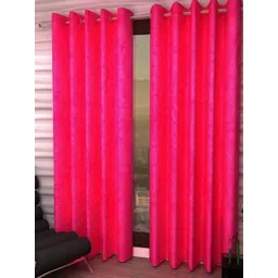 BELLA TRUE Pink 2 Pieces Long Door Curtains-picture-29