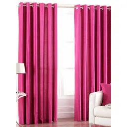 BELLA TRUE Pink 2 Pieces Long Door Curtains-picture-28