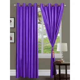 BELLA TRUE Purple 2 Pieces Door Curtains-picture-38