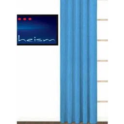 BELLA TRUE Turquoise Blue Black Out Long Door Curtain-picture-22