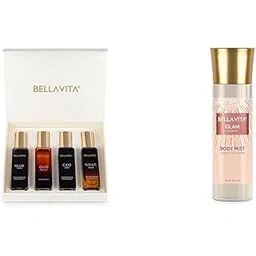 Bella Vita Luxury Man 4 X 20 Ml With Klub Oud CEO G.O.A.T Woody Citrusy Glam Women Body Spray Mist Perfume For Refreshing Floral & Jasmine Long Lasting Fragrance 150 Ml-picture-20