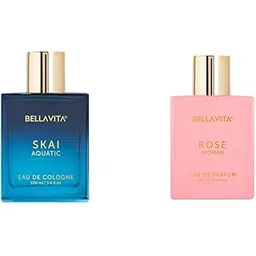 Bella Vita Luxury Skai Aquatic Unisex Eau De Cologne Rose Woman Eau De Parfum Perfume For Women With Black Currant Vanilla Jasminefloral & Sweet EDP Long Lasting Fragrance Scent 100 ML-picture-18