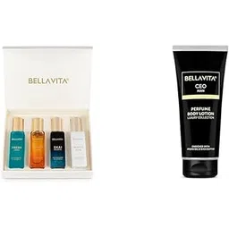 Bella Vita Luxury Unisex Eau De Parfum 4 x 20ml Intense CEO Man Body Perfume Lotion for Nourishing Hydrating Soft Supple & Healthy Skin with Argan Oil & Shea Butter 200 Ml-picture-35