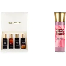 Bella Vita Luxury Man 4 X 20 Ml With Klub Oud CEO G.O.A.T Woody Citrusy Senorita Women Body Spray Mist Perfume For Refreshing Floral & Pomegranate Long Lasting Fragrance With Mint 150 Ml-picture-21