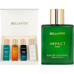 Bella Vita Luxury Unisex Liquid Eau De Parfum 4 X 20 Ml Impact Man Eau De Cologne Perfume With Mandarin Orange Patchouli Cedar Woody Citrusy Long Lasting Edc Fragrance Scent For Men 100 Ml-picture-29