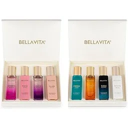 Bella Vita Luxury Unisex Liquid Eau De Parfum 4 X 20Ml & Women With Skai Fresh Whiteoud Honey Oud Woman Eau De Parfum 4X20 Ml For Women With Date Senorita Glam Rose Perfumefloral Fruity-picture-35