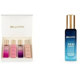 Bella Vita Luxury Woman Eau De Parfum Spray 4X20 Ml For Women Skai Aquatic Unisex Eau De Cologne With Bergamot Lavender & Patchouli Premium Long Lasting Woody Fragrance For Unisex 20 Ml-picture-46