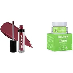 Bella Vita Organic Kiss-Proof 4.5 ml 18-hr Stay Waterproof Intense Moisturisation Berry Nude EyeLift Hydrating Natural Under Eye Cream Gel-picture-32