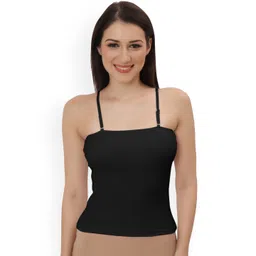 Bella Voste Cotton Sleeveless Camisoles-2028_CAMI_BLACK-M-picture-23