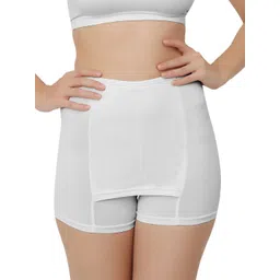 Bella Voste Front Double Layer Stretchable Boy Shorts Briefs PT-2346-White-M-picture-28