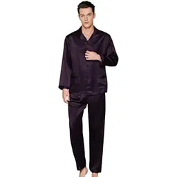 bellababebysk Men Satin Purple Night Suit Full Sleeve-picture-56