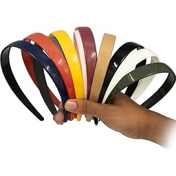 bellastella Plastic Headbands with Teeth – Pack of 12 Glossy Wide 2cm Non-Slip Hair Bands, Durable & Lightweight Headbands for Women, Girls, Teens & Kids-picture-41