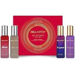BELLAVITA Be ICONIC | Long Lasting Perfume Gift Set 4x20ml for Woman | with Red Fruits, Jasmine & Pink Pepper | Fruity, Floral Premium Fragrance for Women-picture-36