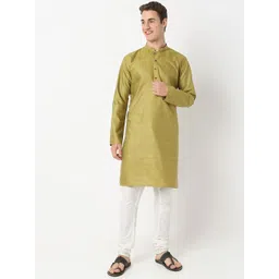 BELLAZO Men Thread Work Khadi Kurta-picture-36