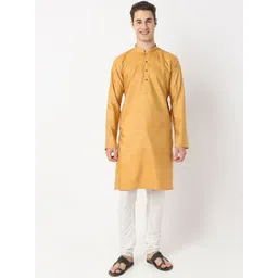 BELLAZO Men Thread Work Khadi Kurta-picture-18
