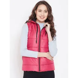 Belle Fille Fuchsia Quilted Jacket-picture-28