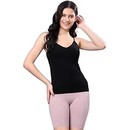 belleintimo Women's Seamless Viscose Camisole with Adjustable Straps Everyday Wear Soft and Comfortable Regular Fit Innerwear-picture-14
