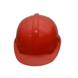 Bellestone Plastic Body Red Safety Helmets Without Rachet - Pack of 20-image-2