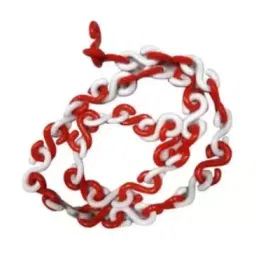 Bellestone Red & White S Type Hook Plastic Barricading chain - Pack of 10 Mtr-picture-48
