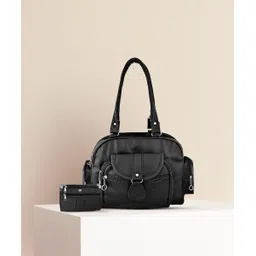 bellina Women Black Shoulder Bag - Extra Spacious-picture-27