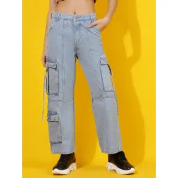 Belliskey Blue Denim Relaxed Fit Solid Jeans-picture-48