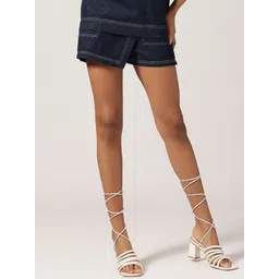 Belliskey Denim Mini Skorts-picture-37