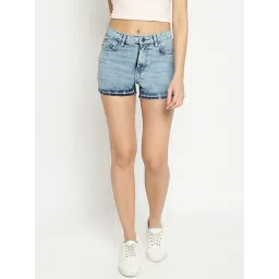 Belliskey Light Blue Denim Shorts-picture-32