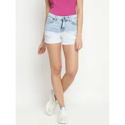 Belliskey Light Blue Distressed Shorts-picture-30