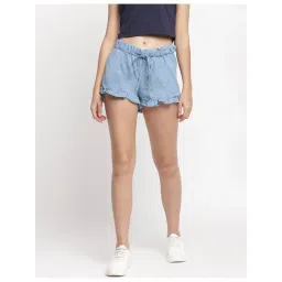 Belliskey Light Blue Relaxed Fit Shorts-picture-23