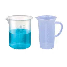 Bello Measuring Beaker with Graduation Marks 1000 ml & Measuring Jug 1000 ml (Pack of 2)-image-3