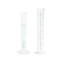 Bello Measuring Cylinder 10 ml & 250 ml Blue Printed Graduation (Pack of 2)-image-41
