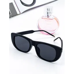 Bellofox Black Unisex Rectangle Sunglasses-picture-38