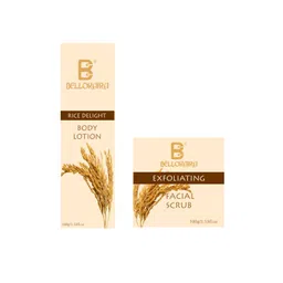 BELLOKAIRA Set Of 2 Rice Delight Body Lotion- 100 g & Facial Scrub- 100 g-picture-37